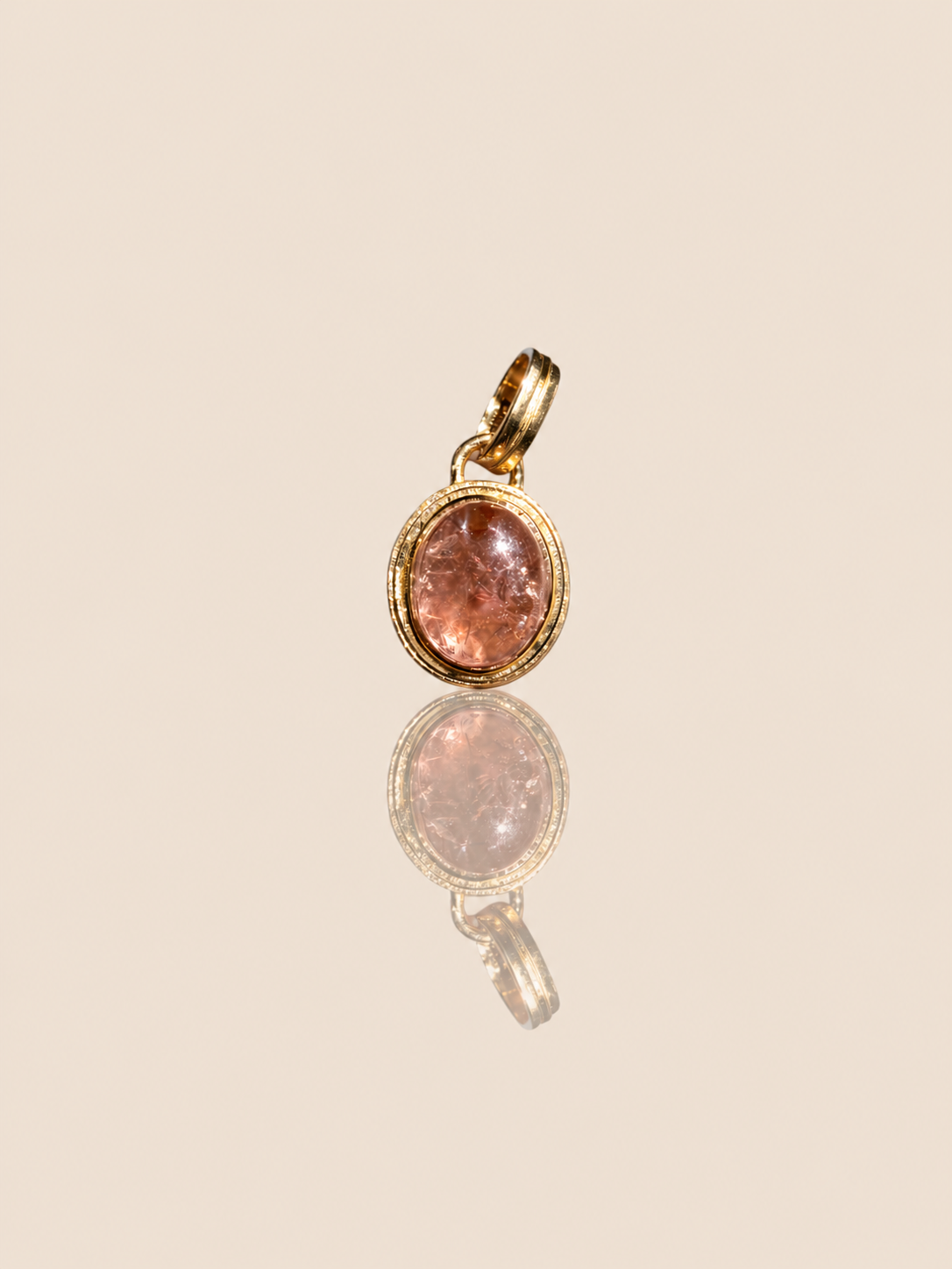 Peach Imperial Topaz Sonder Charm