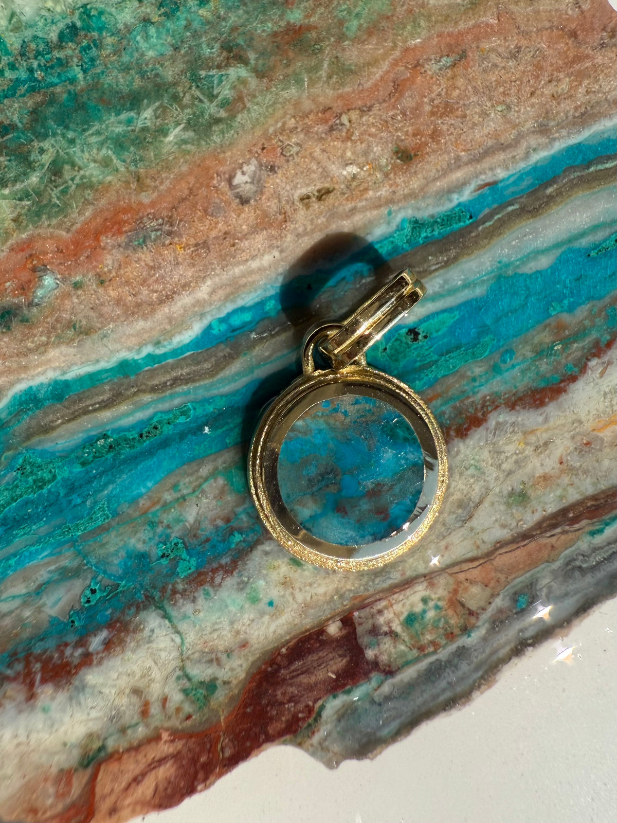 Arizona Blue and Lapis Duality Charm