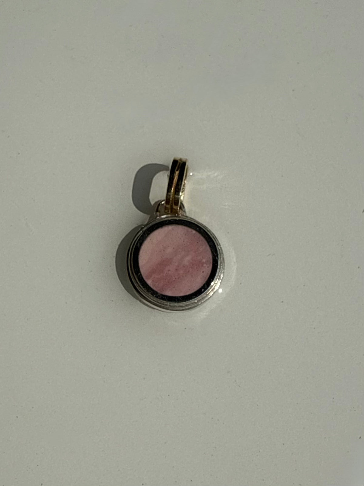 Larimar and Pink Opal Duality Charm