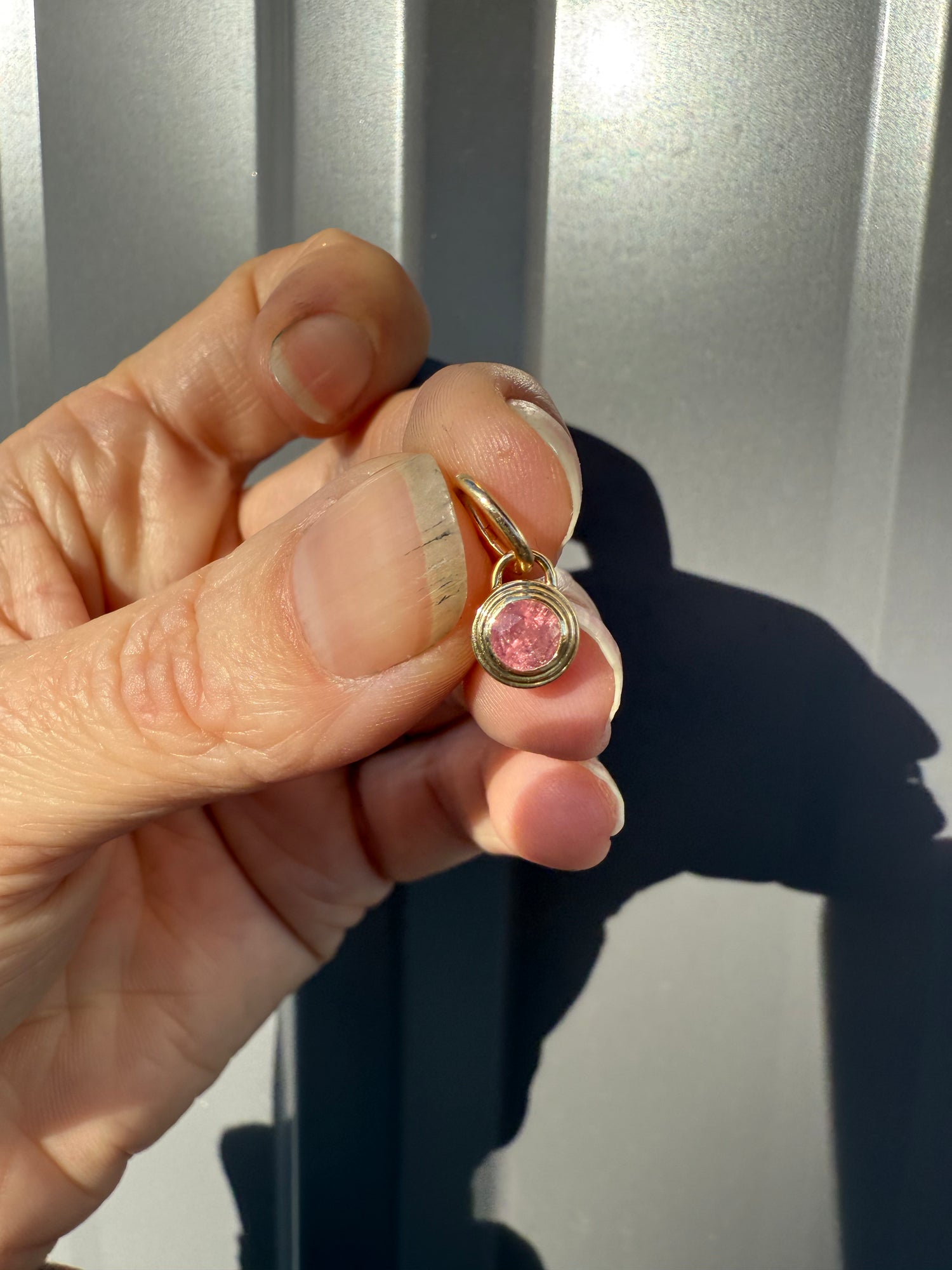 Pink Sapphire Sonder Charm