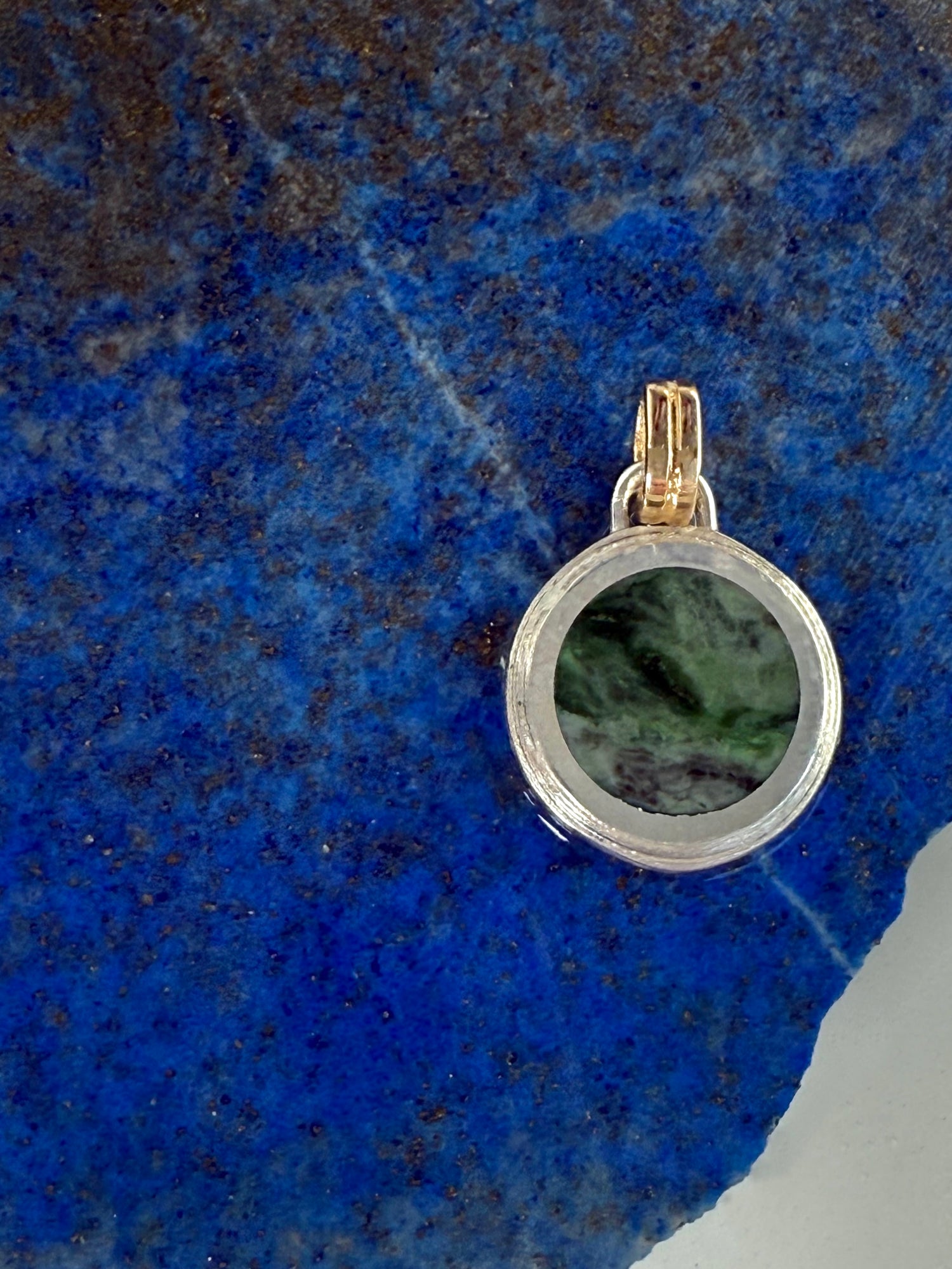 Jade + Lapis Duality Charm