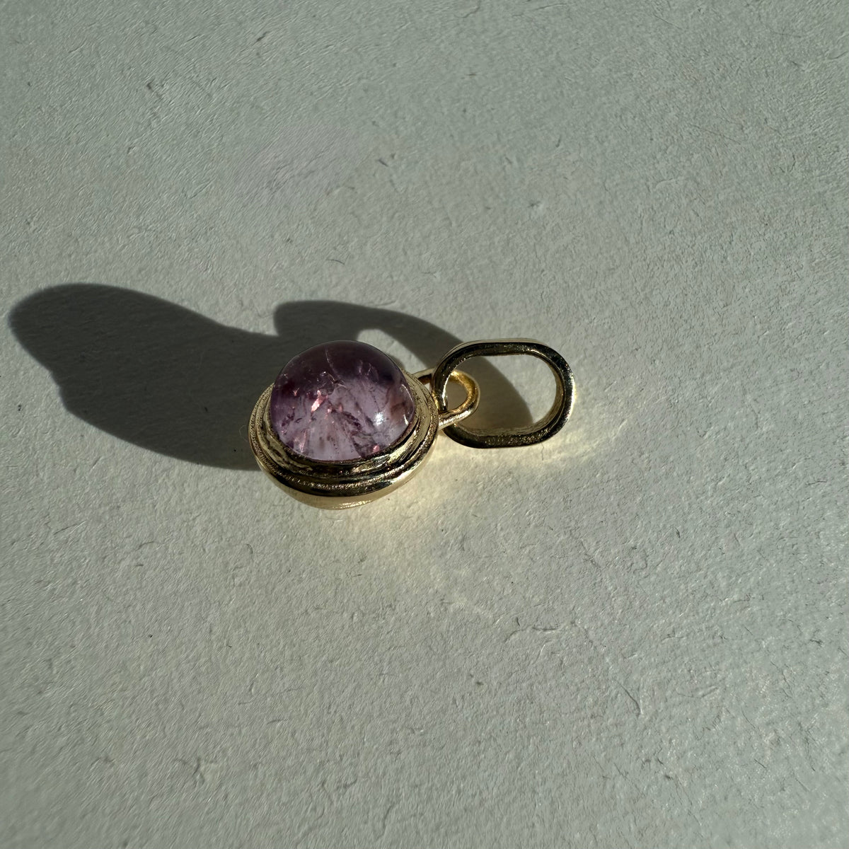 Pinkish Purple Imperial Topaz Sonder Charm
