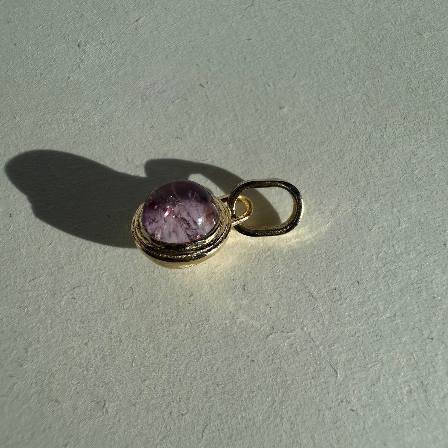 Pinkish Purple Imperial Topaz Sonder Charm