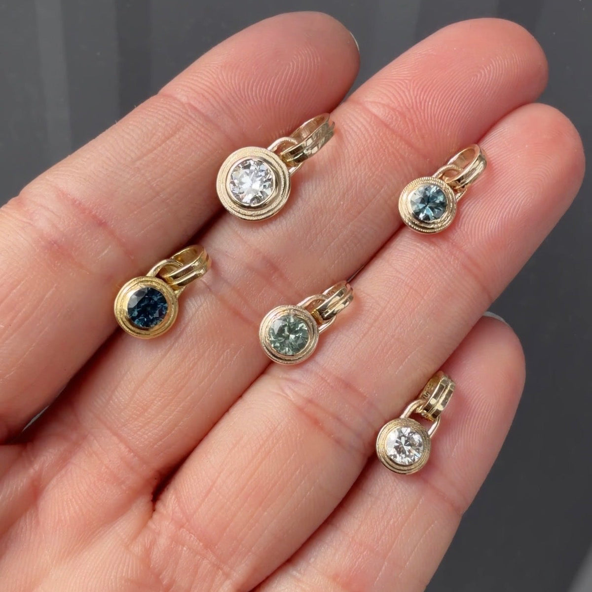 Montana Sapphire Sonder Charm (available to order 9/12-9/26)