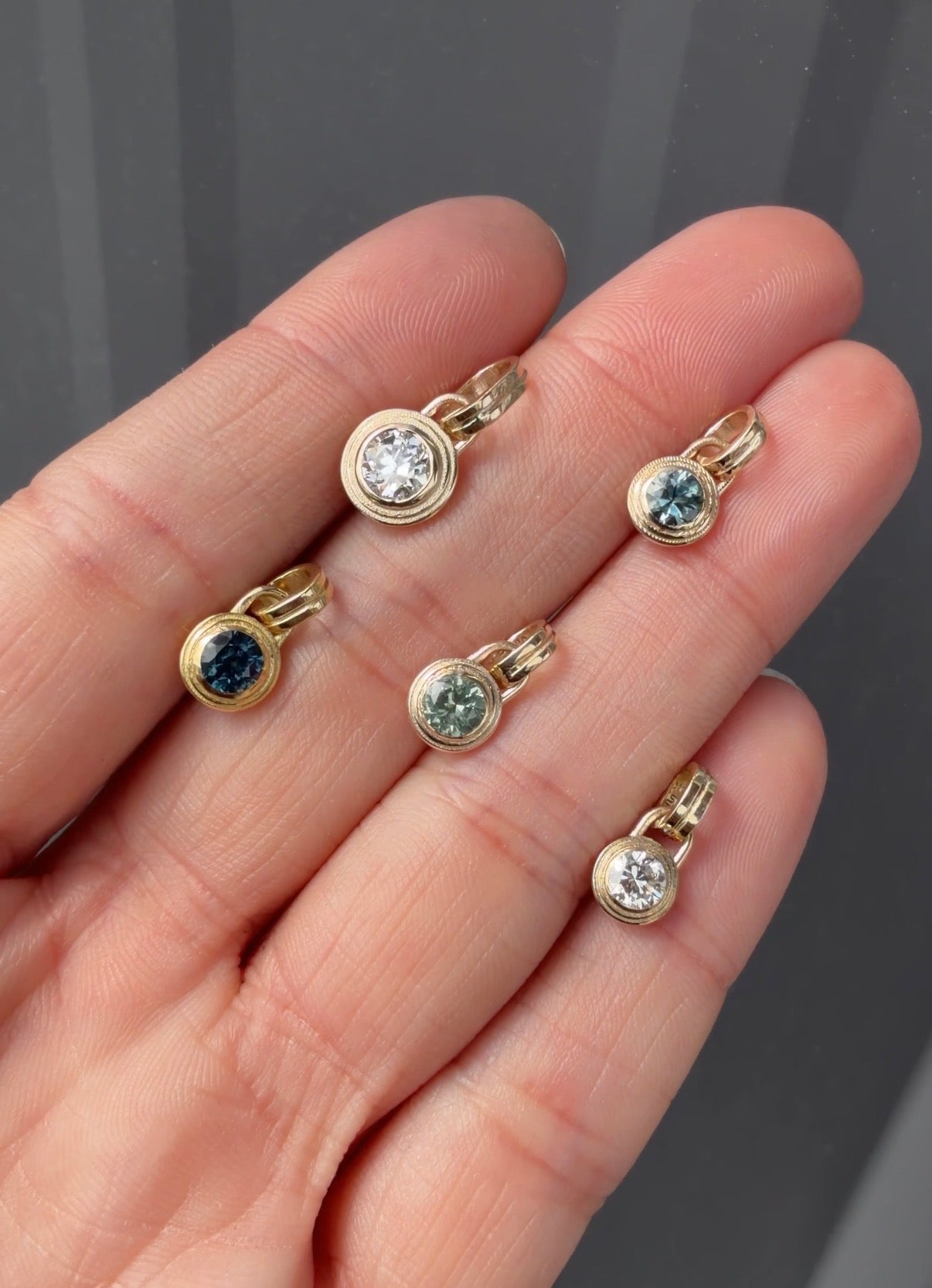 Montana Sapphire Sonder Charm (available to order 9/12-9/26)