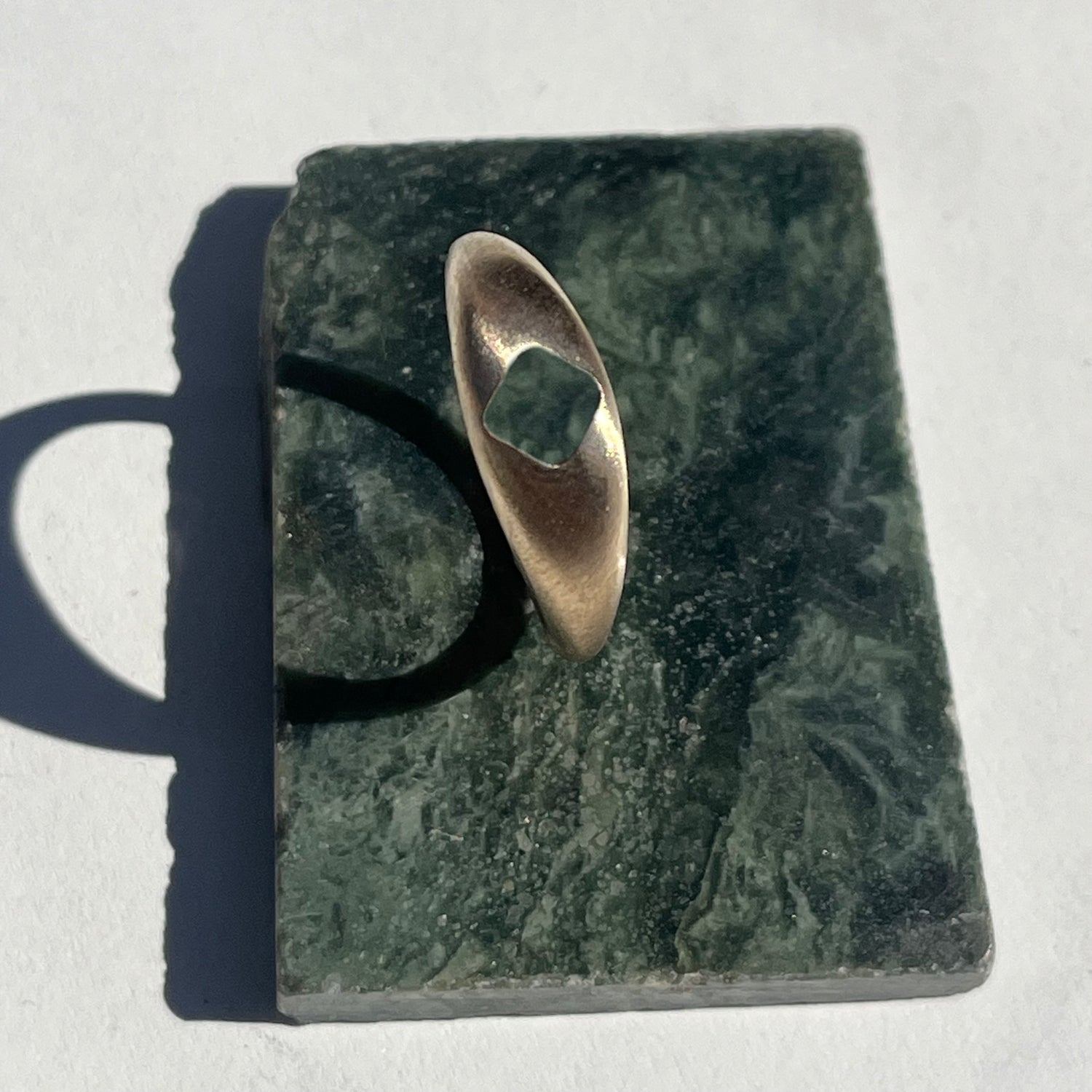 Petite Kia Jade Inlay Ring