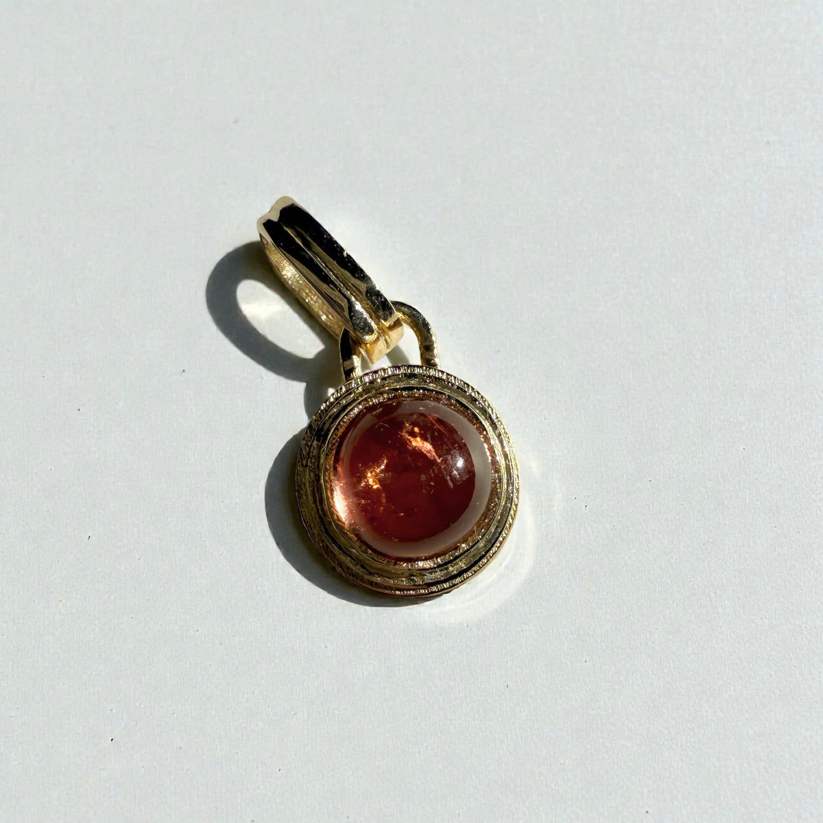 Peach Imperial Topaz Sonder Charm