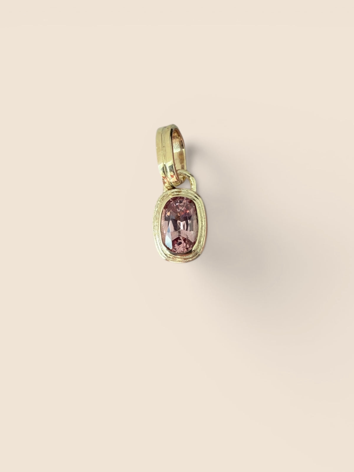 Perfect Pink Spinel Cushion Sonder Charm