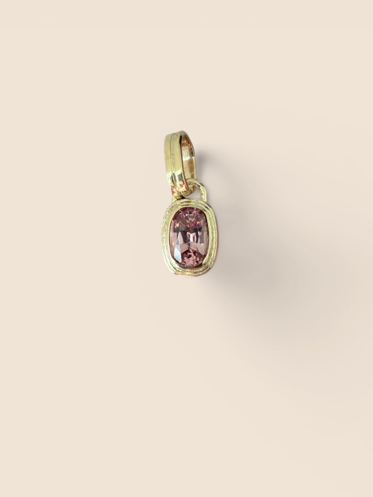 Perfect Pink Spinel Cushion Sonder Charm