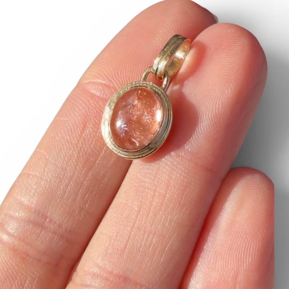 Peach Imperial Topaz Sonder Charm