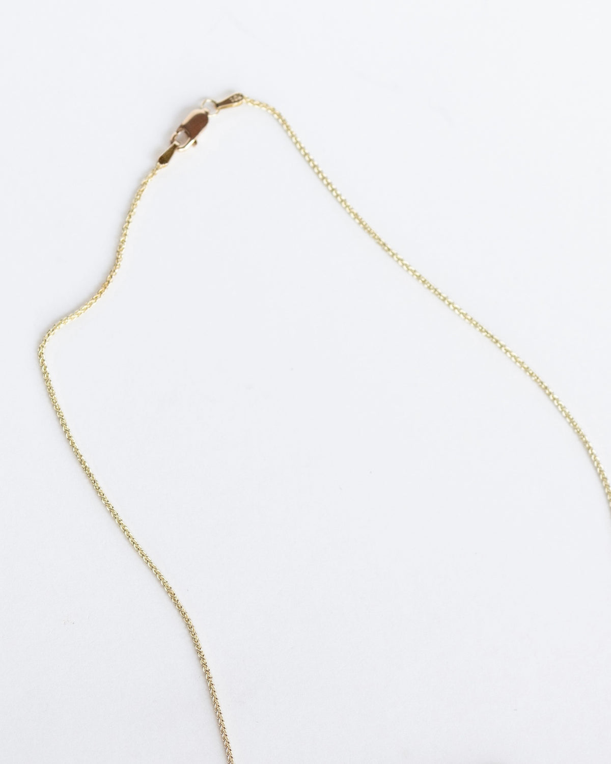 Solid Wheat Chain (10ky and silver)